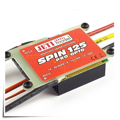 Jeti Spin Pro 125 Opto Brushless ESC with Telemetry